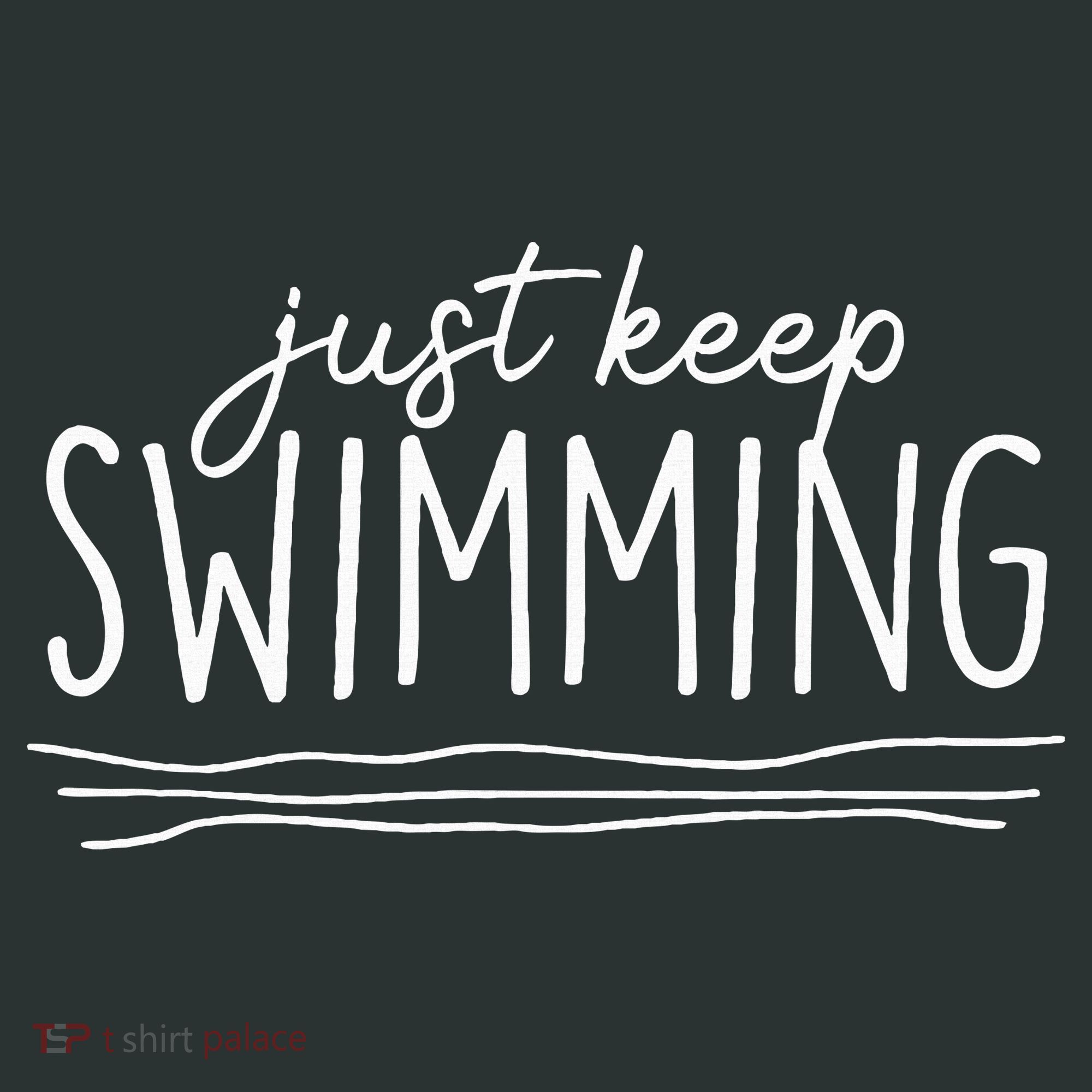 Just Keep Swimming Funny Newbies Swimmer Swimming Coach Infant Baby Jersey Bodysuit