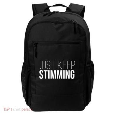 Just Keep Swimming Positive Quote Backpack