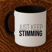 Just Keep Swimming Positive Quote Coffee Mug thumb 2