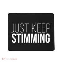 Just Keep Swimming Positive Quote Mousepad thumb 0