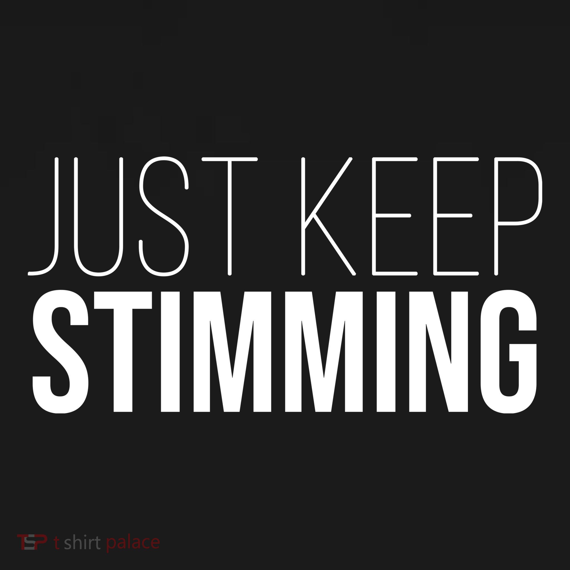 Just Keep Swimming Positive Quote Mousepad