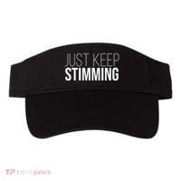 Just Keep Swimming Positive Quote Visor thumb 0