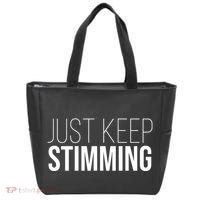 Just Keep Swimming Positive Quote Tote Bag thumb 0