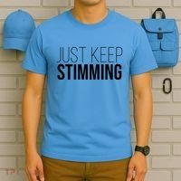 Just Keep Swimming Positive Quote T-Shirt thumb 5