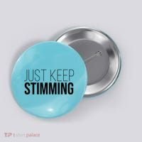 Just Keep Swimming Positive Quote Button thumb 0