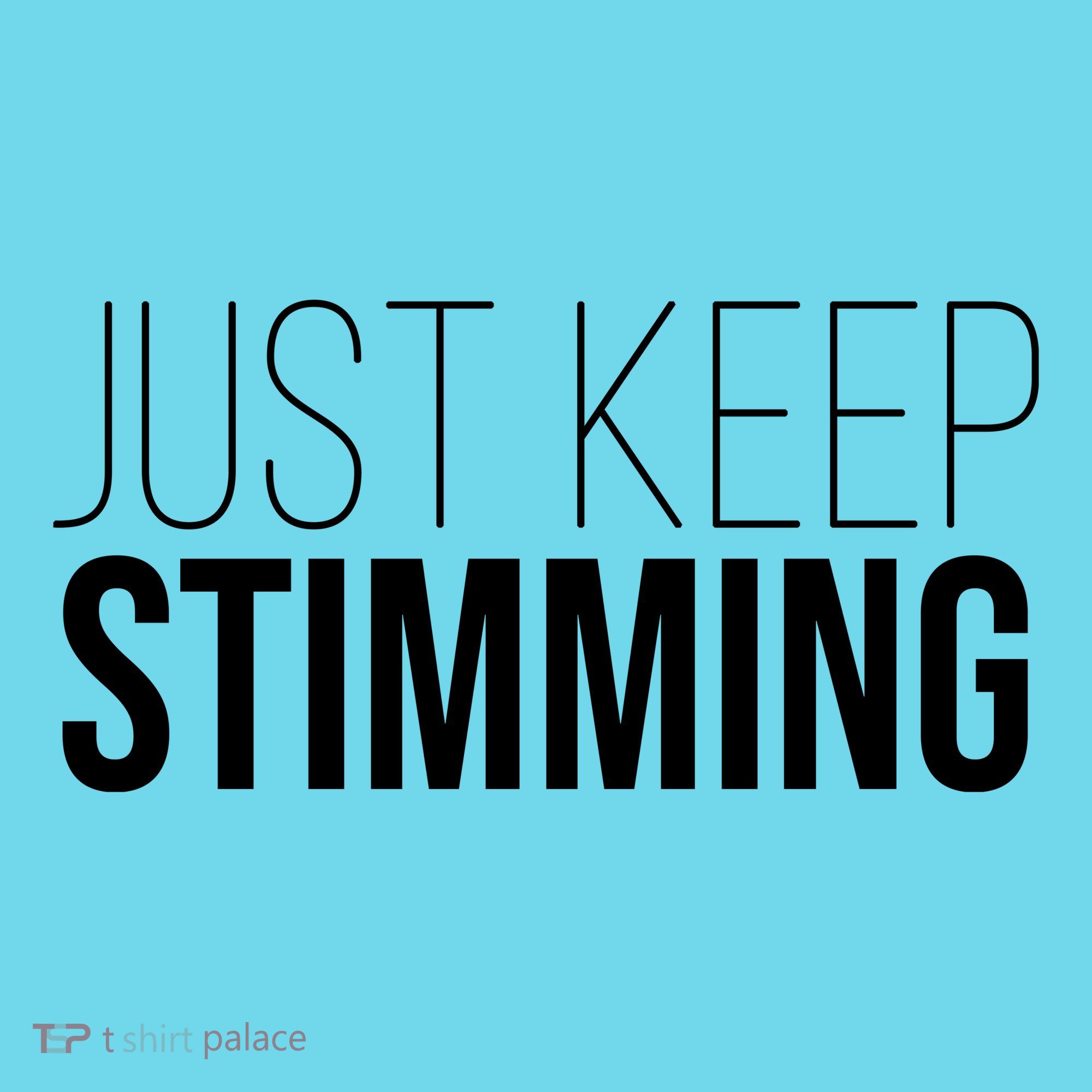 Just Keep Swimming Positive Quote Kids T-Shirt