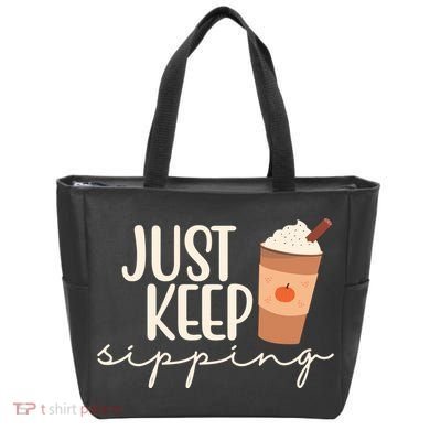 Just Keep Sipping Pumpkin Spice Coffee Lover Bag
