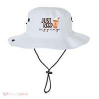 Just Keep Sipping Pumpkin Spice Coffee Lover Bucket Hat thumb 0