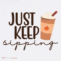 Just Keep Sipping Pumpkin Spice Coffee Lover Mousepad thumb 1