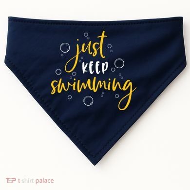 Just Keep Swimming USA-Made Doggie Bandana