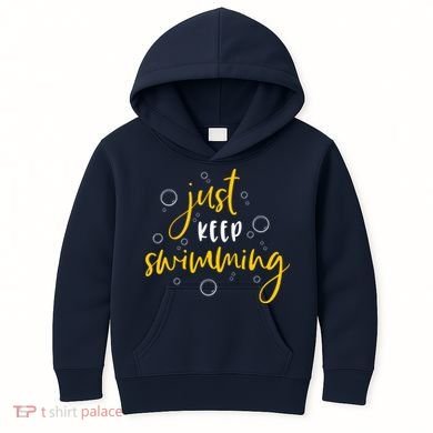 Just Keep Swimming Kids Hoodie