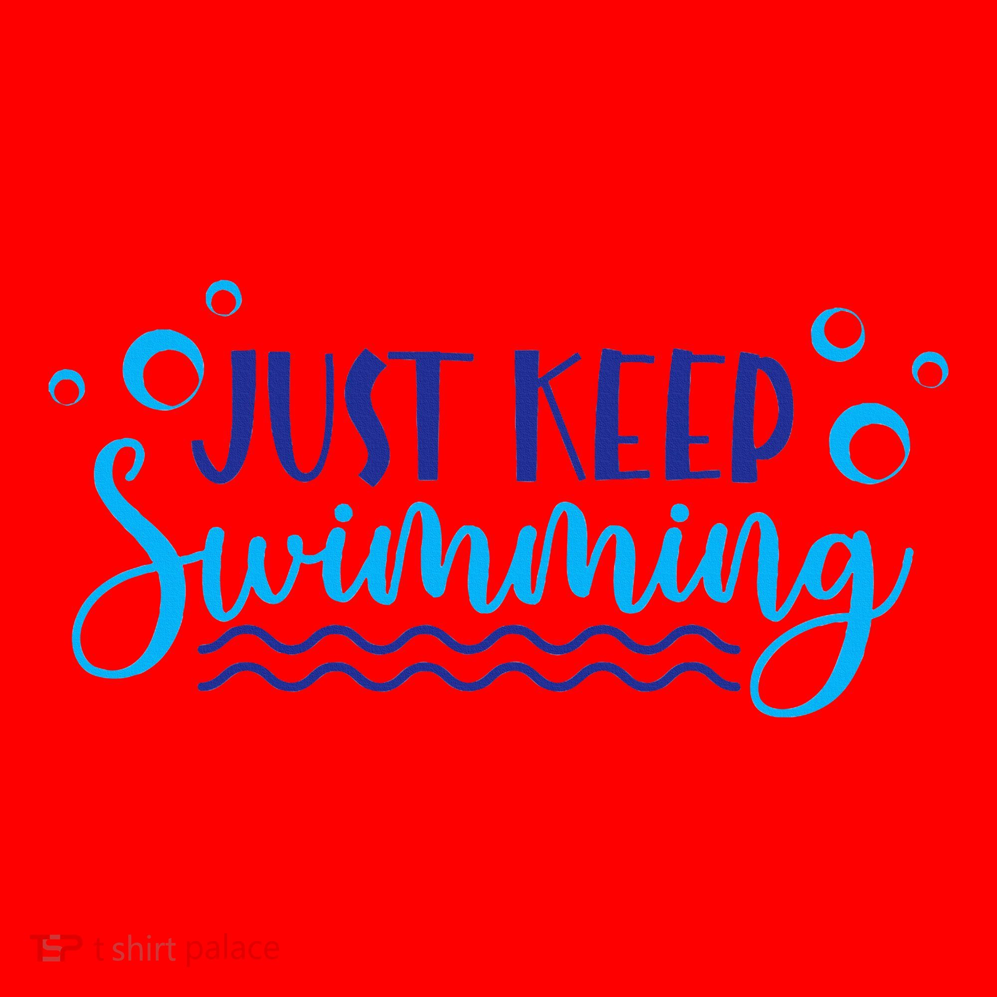 Just Keep Swimming I Love Swim Santa Hat
