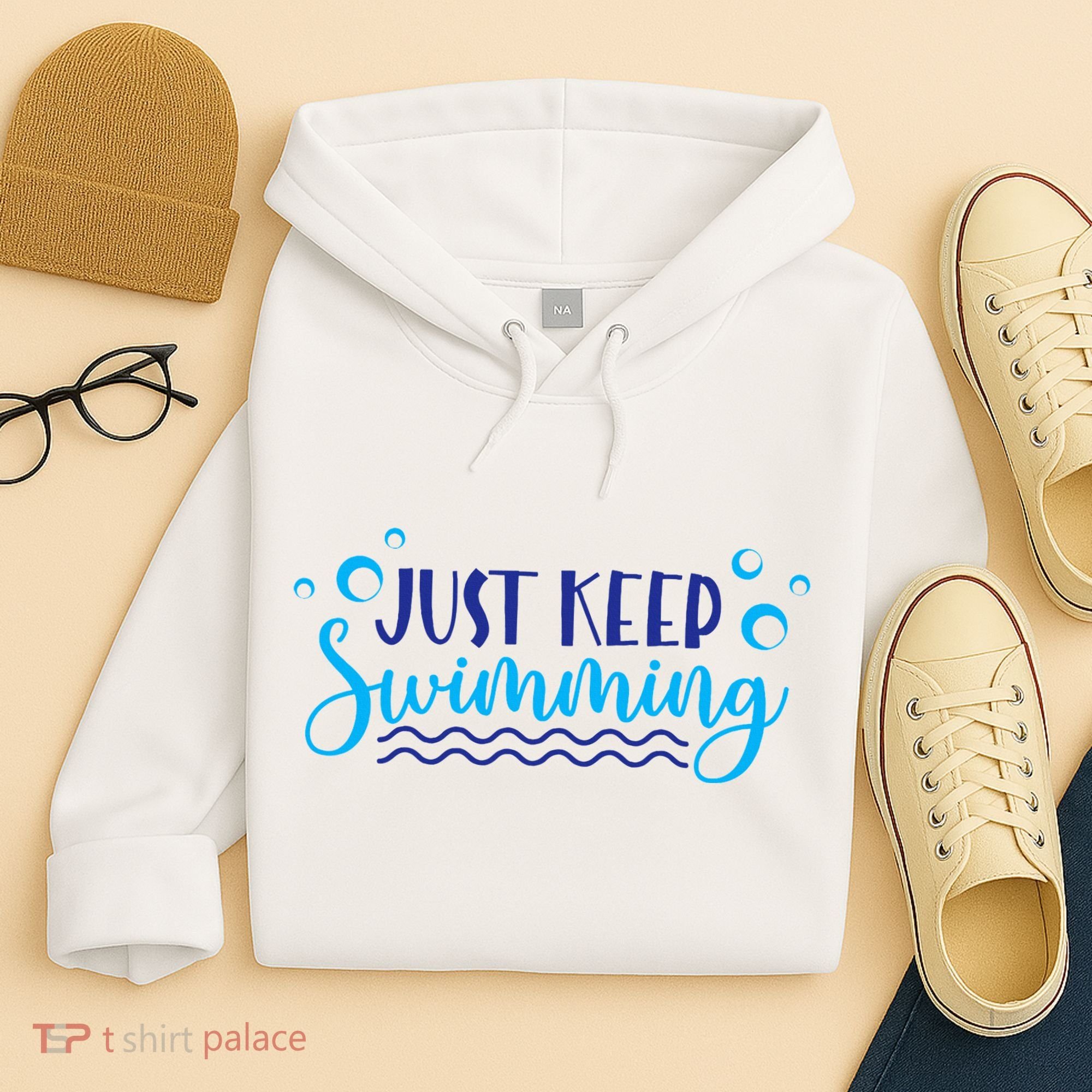 Just Keep Swimming I Love Swim Hoodie