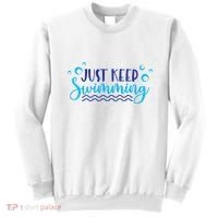 Just Keep Swimming I Love Swim Sweatshirt thumb 0