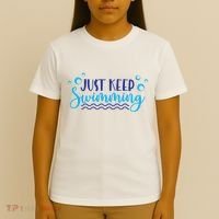 Just Keep Swimming I Love Swim T-Shirt thumb 4