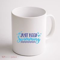 Just Keep Swimming I Love Swim Coffee Mug thumb 1