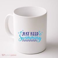 Just Keep Swimming I Love Swim Coffee Mug thumb 0