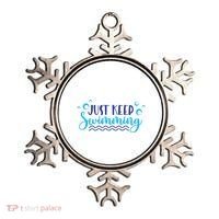 Just Keep Swimming I Love Swim Ornament thumb 0