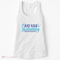 Just Keep Swimming I Love Swim Women's Tank Top thumb 0