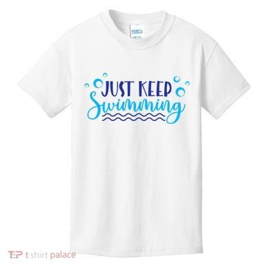 Just Keep Swimming I Love Swim Kids T-Shirt