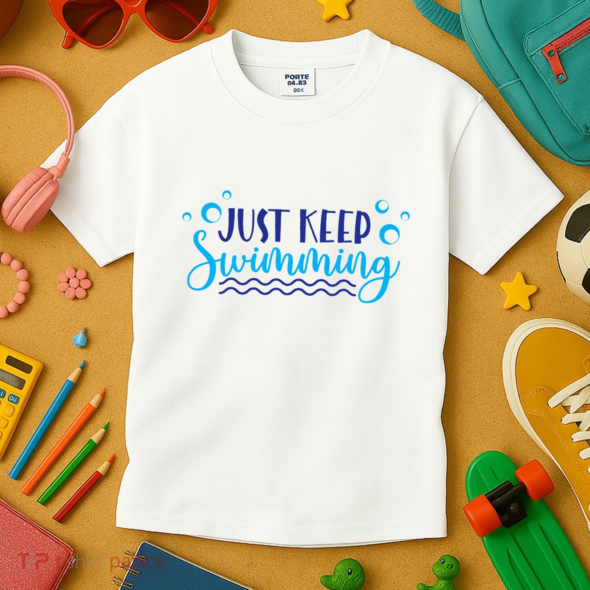Just Keep Swimming I Love Swim Kids T-Shirt