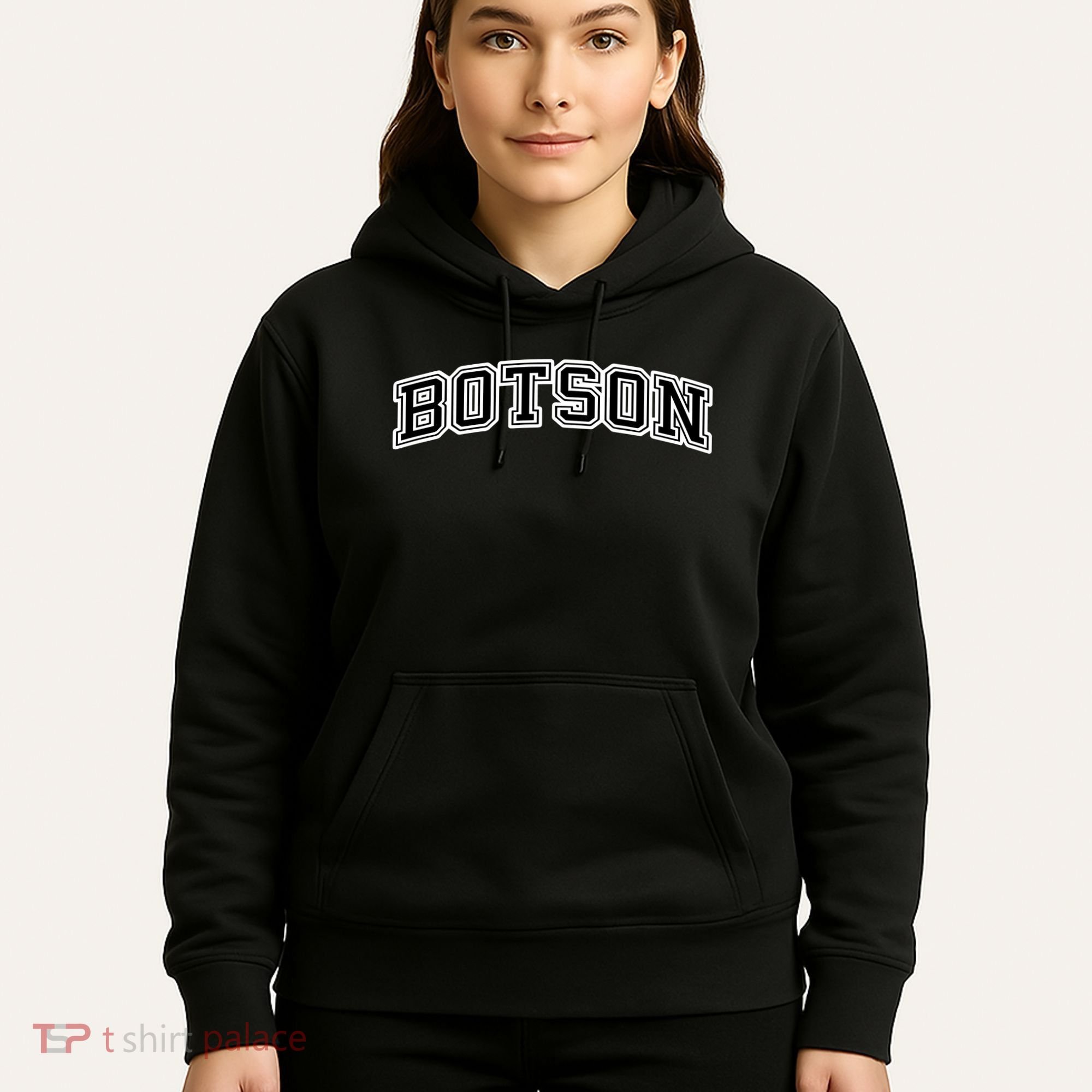 Botson Team Sports Emblem Hoodie