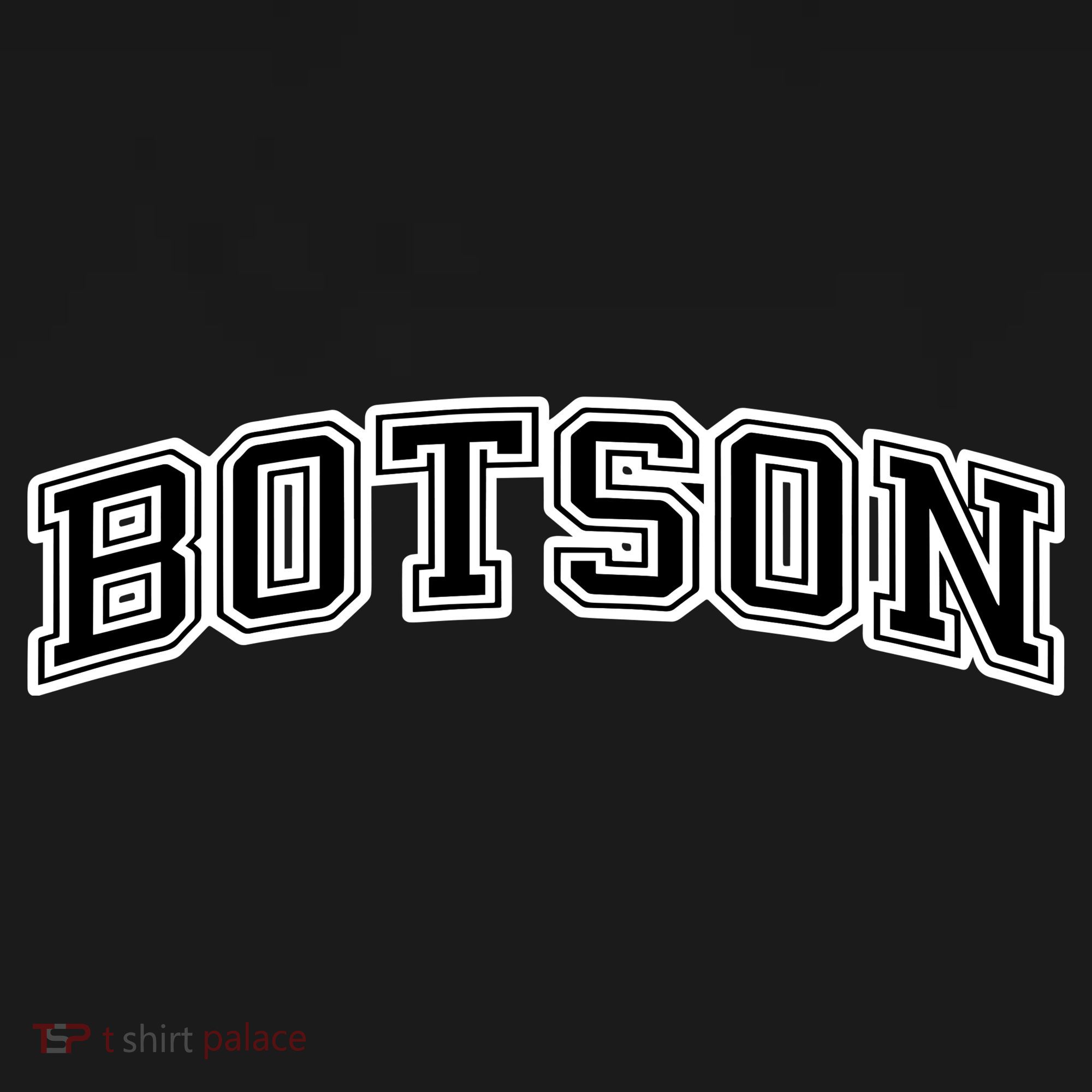 Botson Team Sports Emblem Hoodie