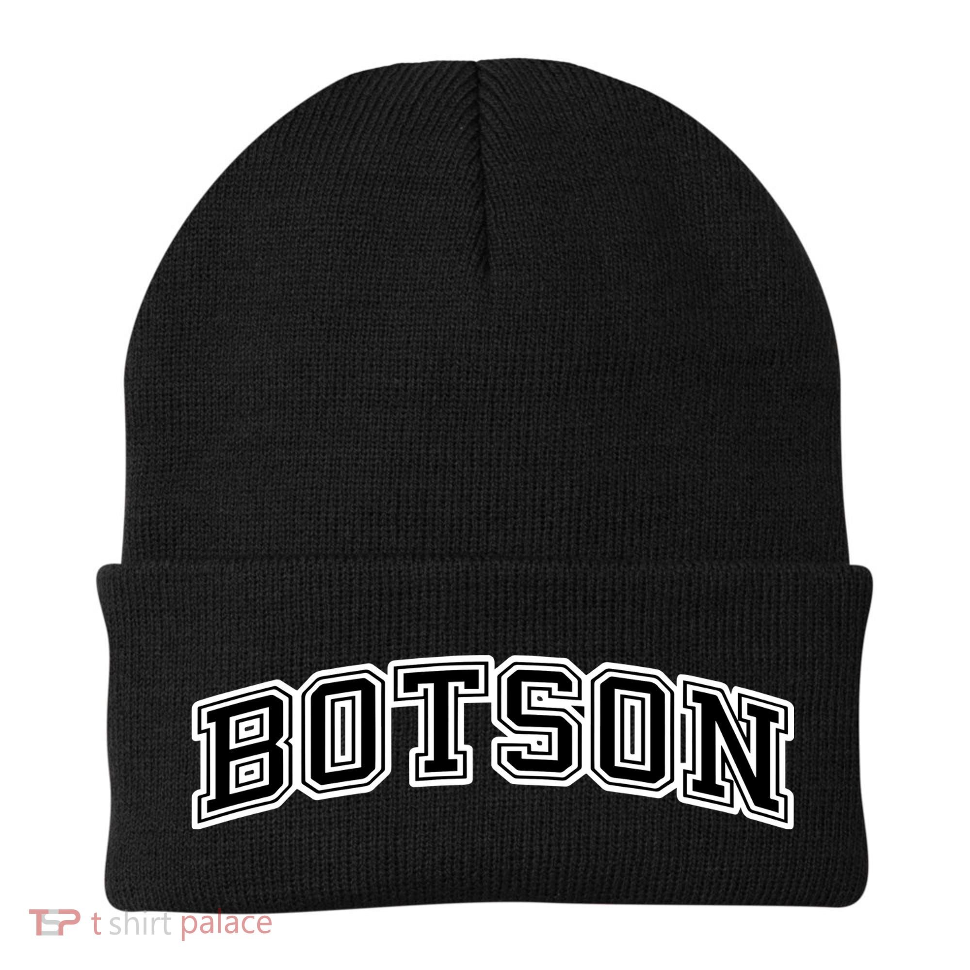 Botson Team Sports Emblem Beanie