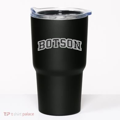 Botson Team Sports Emblem Tumbler