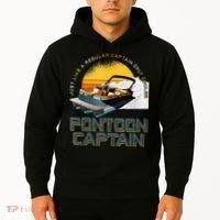 Just Like A Regular Captain Only Cooler Pontoon Captain Hoodie thumb 2