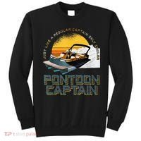 Just Like A Regular Captain Only Cooler Pontoon Captain Sweatshirt thumb 0