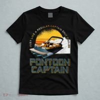 Just Like A Regular Captain Only Cooler Pontoon Captain T-Shirt thumb 5