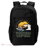 Just Like A Regular Captain Only Cooler Pontoon Captain Backpack thumb 0