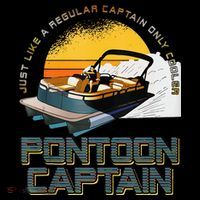 Just Like A Regular Captain Only Cooler Pontoon Captain Women's Hoodie thumb 2