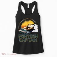 Just Like A Regular Captain Only Cooler Pontoon Captain Women's Tank Top thumb 0