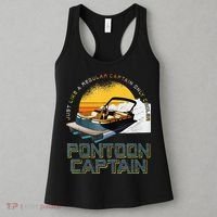 Just Like A Regular Captain Only Cooler Pontoon Captain Women's Tank Top thumb 3