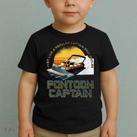 Just Like A Regular Captain Only Cooler Pontoon Captain Toddler T-Shirt thumb 2