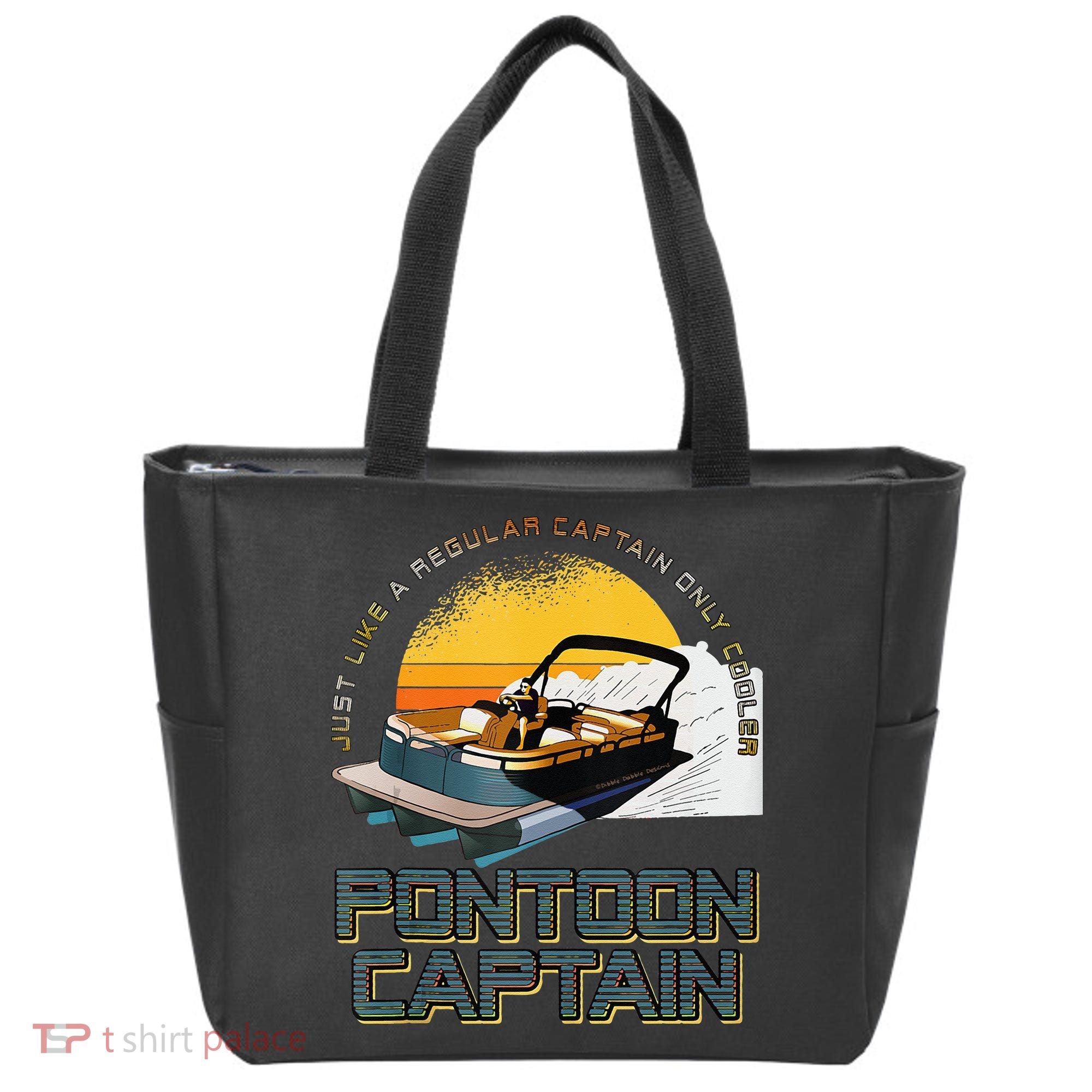 Just Like A Regular Captain Only Cooler Pontoon Captain Tote Bag
