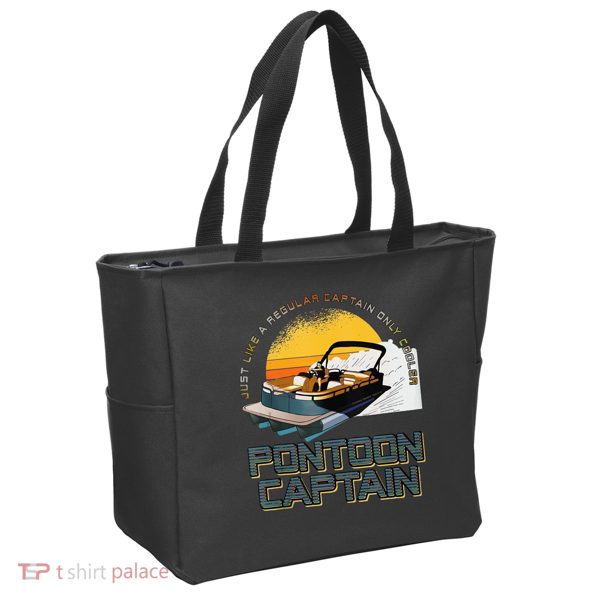 Just Like A Regular Captain Only Cooler Pontoon Captain Tote Bag