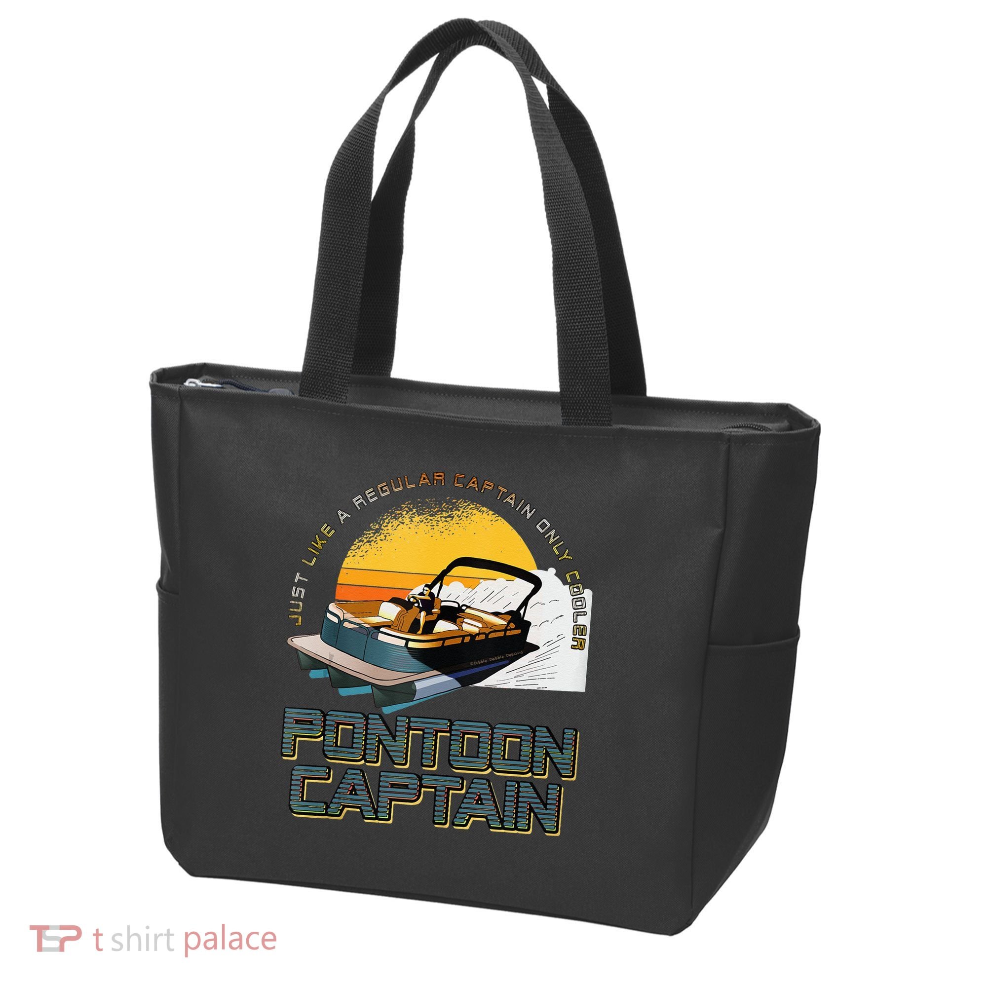 Just Like A Regular Captain Only Cooler Pontoon Captain Tote Bag