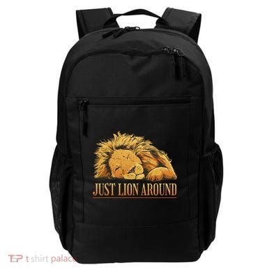 Just Lion Around Lazy Cute Backpack