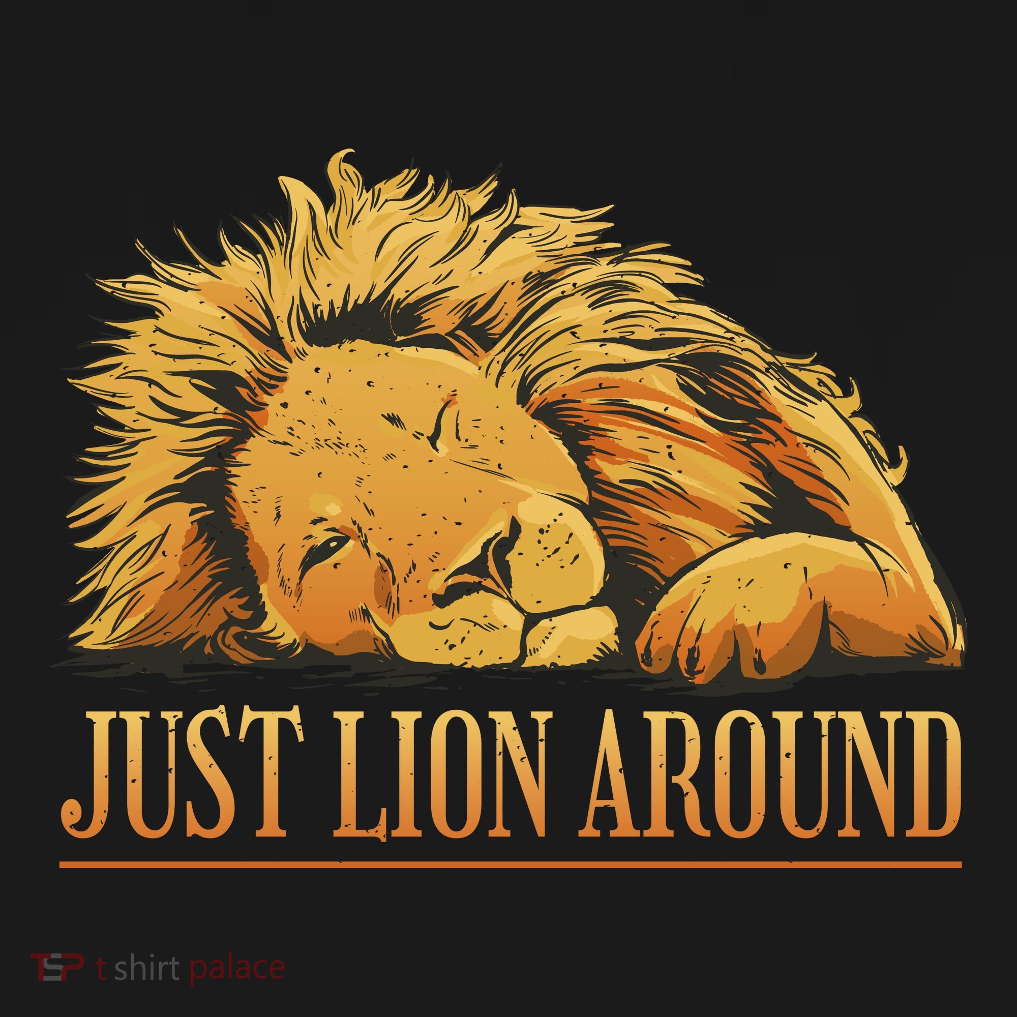 Just Lion Around Lazy Cute Ornament