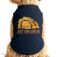 Just Lion Around Lazy Cute Doggie Tank thumb 0