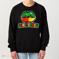 Juneteenth Lips Black History Month Women's Sweatshirt thumb 0
