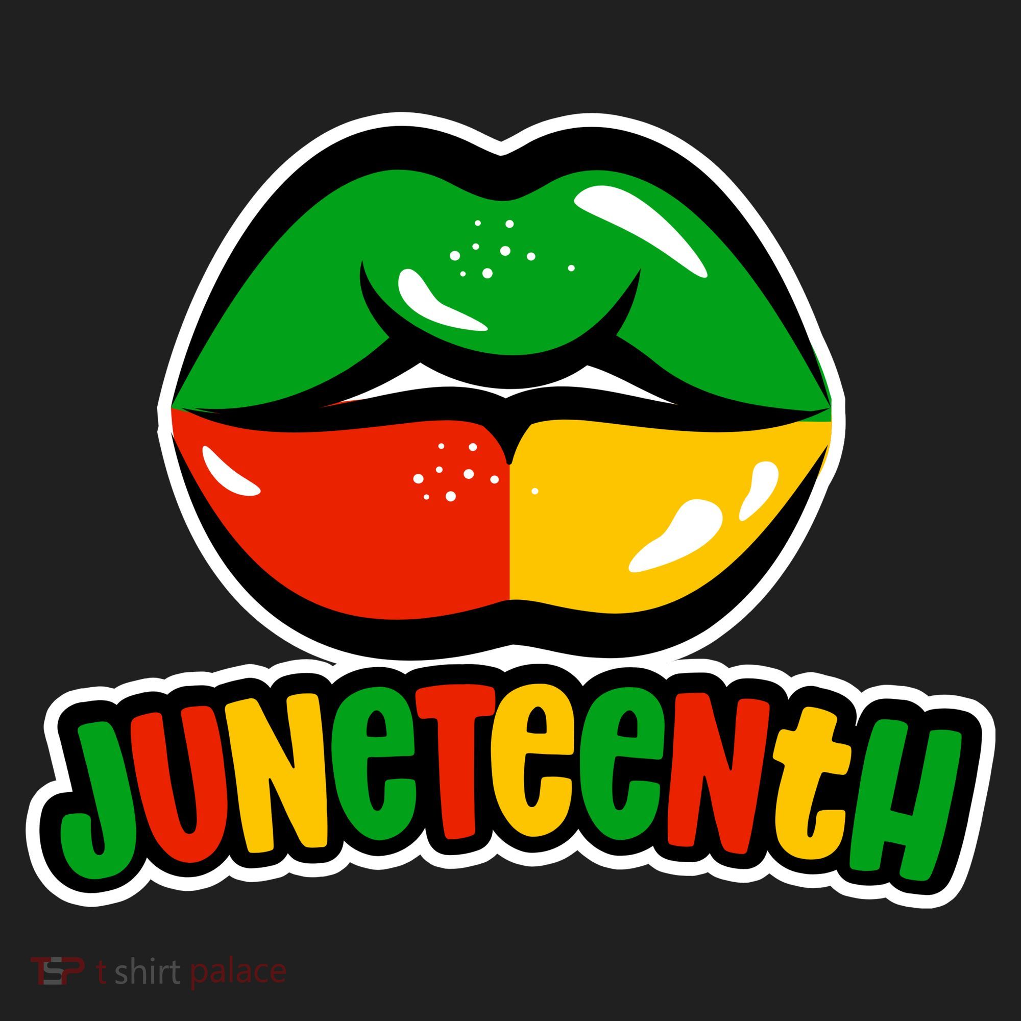 Juneteenth Lips Black History Month Women's Sweatshirt