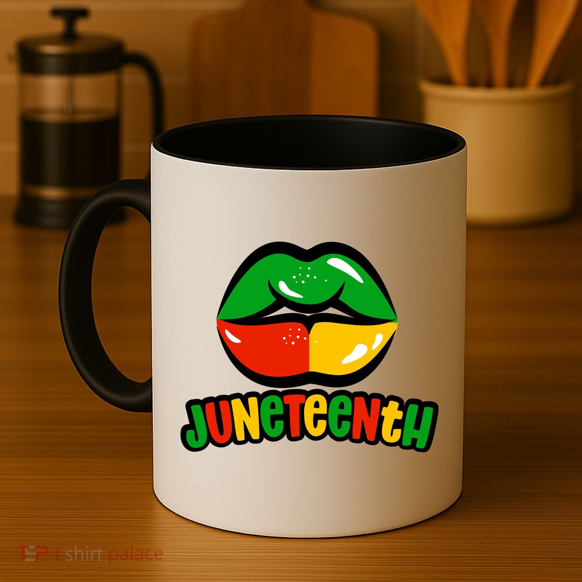Juneteenth Lips Black History Month Coffee Mug