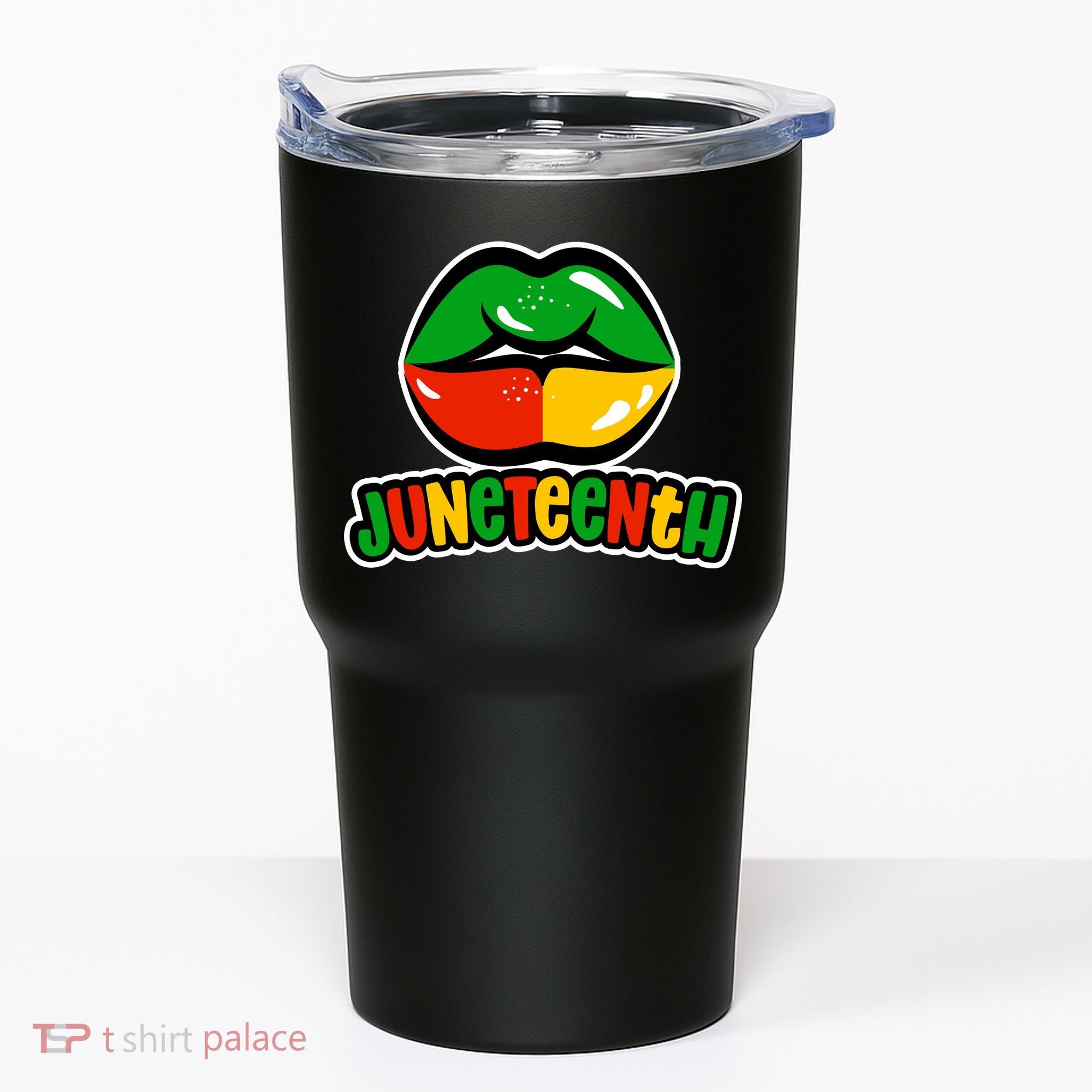 Juneteenth Lips Black History Month Tumbler