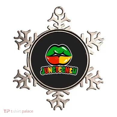 Juneteenth Lips Black History Month Ornament