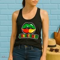 Juneteenth Lips Black History Month Women's Tank Top thumb 2