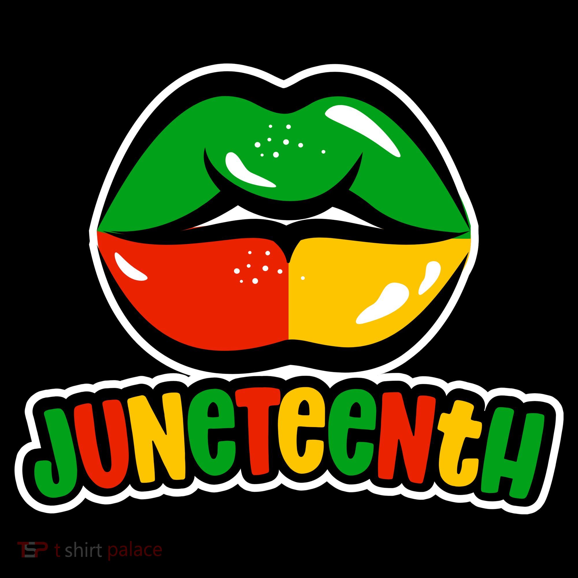 Juneteenth Lips Black History Month Toddler Hoodie